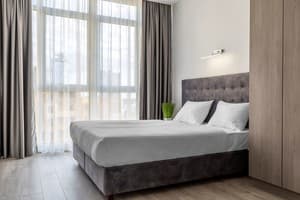 Апарт-отель Barasport city apartments. Апартаменты двухместный DeLuxe Silver Style с панорамным видом 1