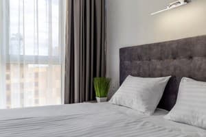 Апарт-отель Barasport city apartments. Апартаменты двухместный DeLuxe Silver Style с панорамным видом 2