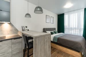 Апарт-отель Nyvky Residence. Апартаменты двухместный з ліжком розмірів  6